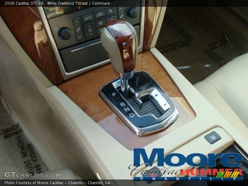 White Diamond Tricoat / Cashmere 2008 Cadillac STS V8