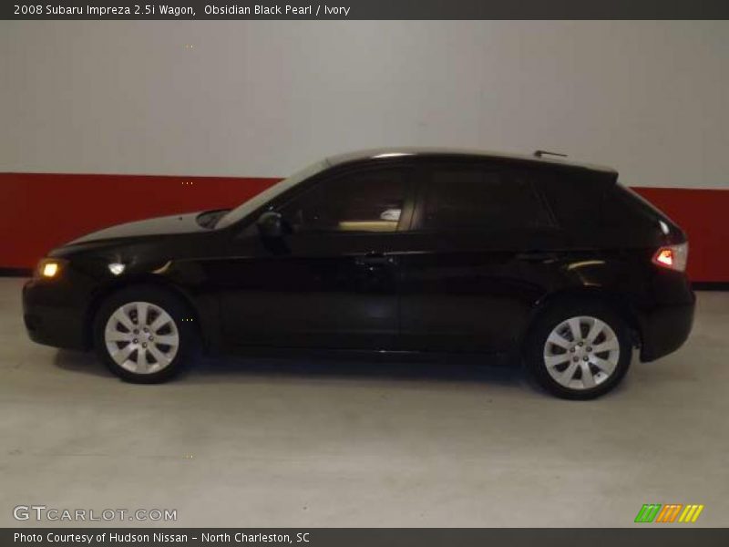 Obsidian Black Pearl / Ivory 2008 Subaru Impreza 2.5i Wagon
