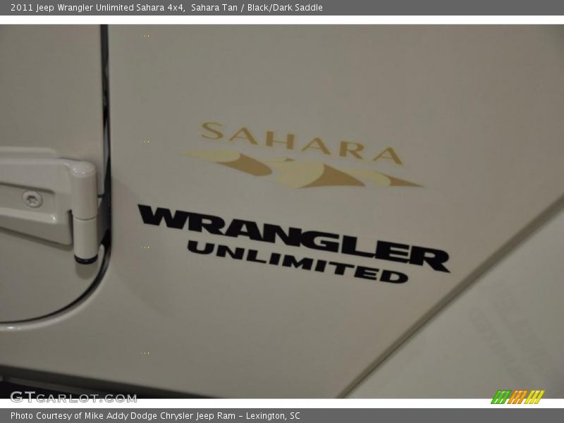 Sahara Tan / Black/Dark Saddle 2011 Jeep Wrangler Unlimited Sahara 4x4