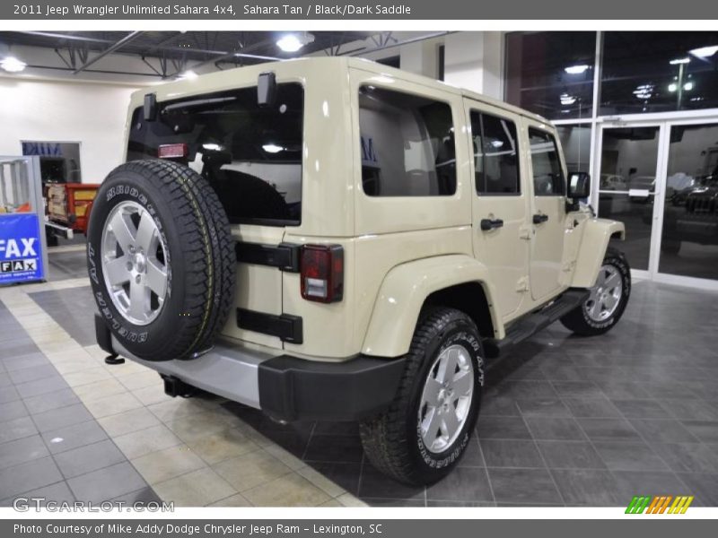 Sahara Tan / Black/Dark Saddle 2011 Jeep Wrangler Unlimited Sahara 4x4