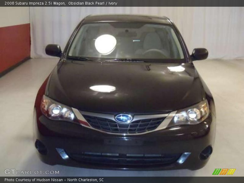 Obsidian Black Pearl / Ivory 2008 Subaru Impreza 2.5i Wagon