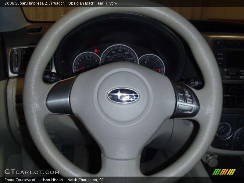 Obsidian Black Pearl / Ivory 2008 Subaru Impreza 2.5i Wagon