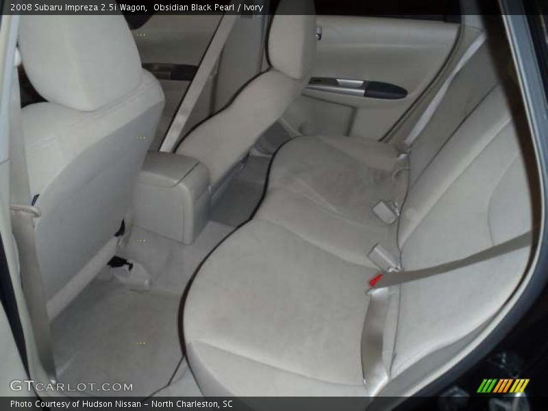 Obsidian Black Pearl / Ivory 2008 Subaru Impreza 2.5i Wagon