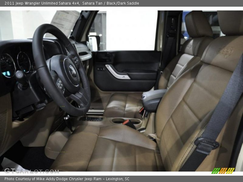 Sahara Tan / Black/Dark Saddle 2011 Jeep Wrangler Unlimited Sahara 4x4