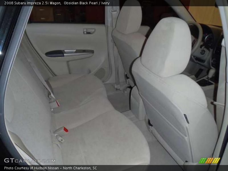 Obsidian Black Pearl / Ivory 2008 Subaru Impreza 2.5i Wagon
