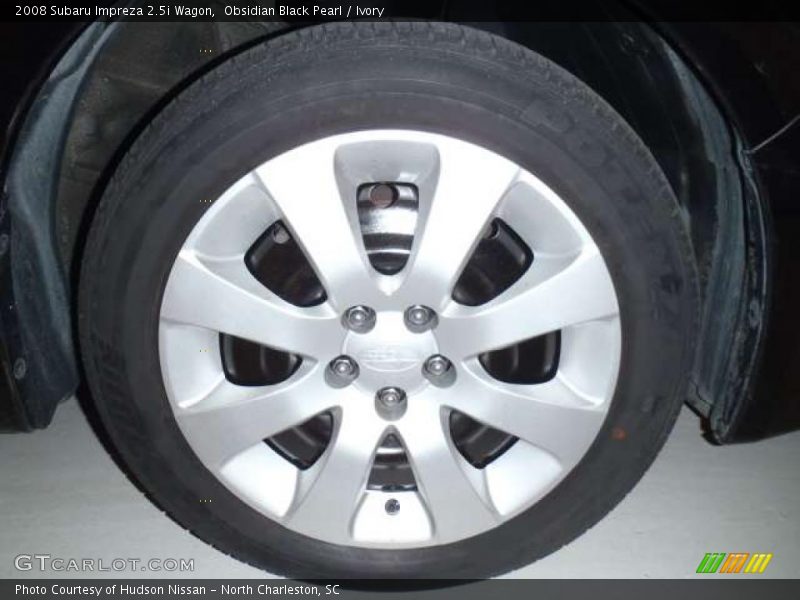 Obsidian Black Pearl / Ivory 2008 Subaru Impreza 2.5i Wagon