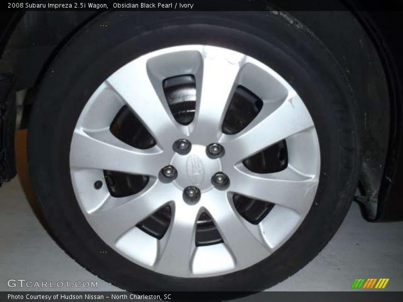 Obsidian Black Pearl / Ivory 2008 Subaru Impreza 2.5i Wagon