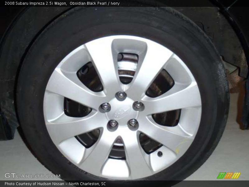 Obsidian Black Pearl / Ivory 2008 Subaru Impreza 2.5i Wagon