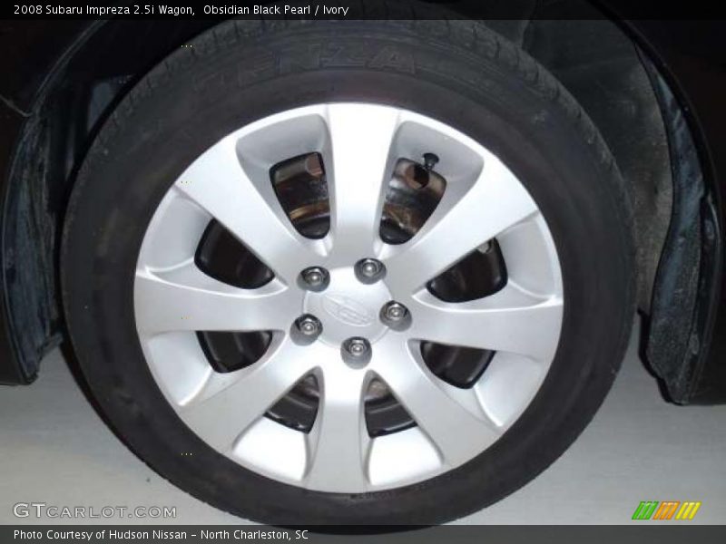 Obsidian Black Pearl / Ivory 2008 Subaru Impreza 2.5i Wagon