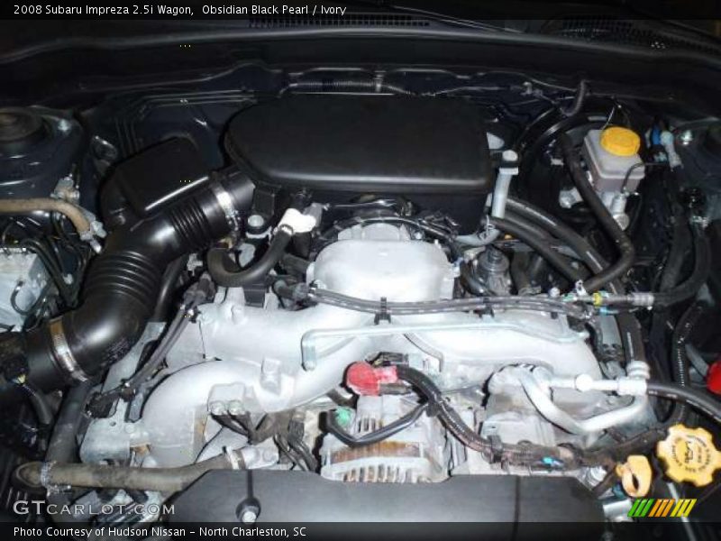 Obsidian Black Pearl / Ivory 2008 Subaru Impreza 2.5i Wagon