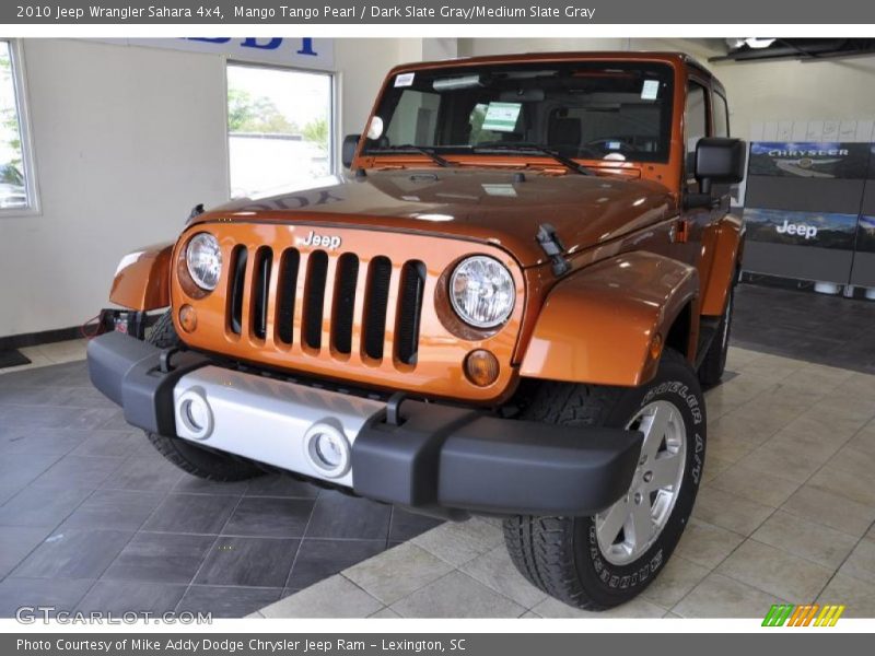 Mango Tango Pearl / Dark Slate Gray/Medium Slate Gray 2010 Jeep Wrangler Sahara 4x4