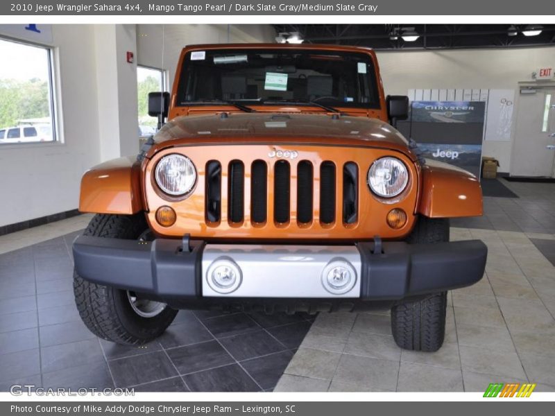 Mango Tango Pearl / Dark Slate Gray/Medium Slate Gray 2010 Jeep Wrangler Sahara 4x4