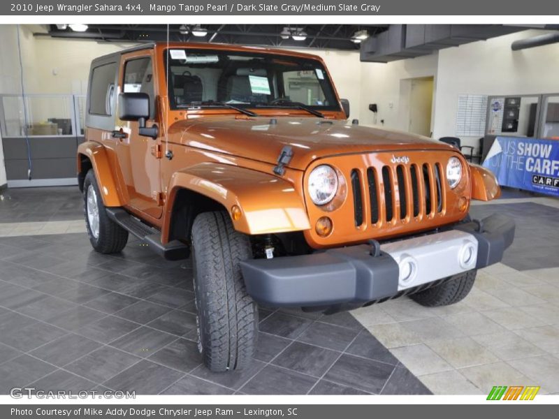 Mango Tango Pearl / Dark Slate Gray/Medium Slate Gray 2010 Jeep Wrangler Sahara 4x4