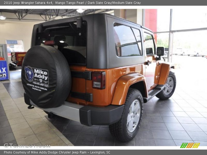 Mango Tango Pearl / Dark Slate Gray/Medium Slate Gray 2010 Jeep Wrangler Sahara 4x4