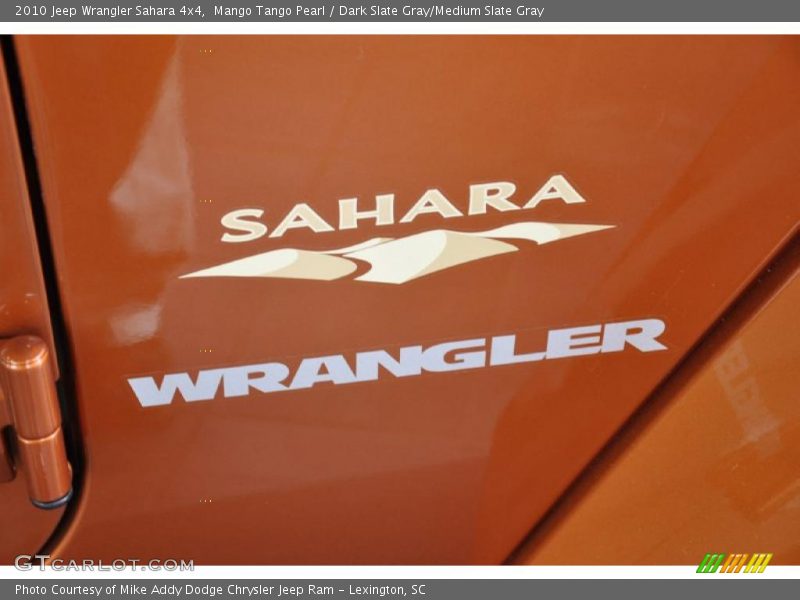 Mango Tango Pearl / Dark Slate Gray/Medium Slate Gray 2010 Jeep Wrangler Sahara 4x4