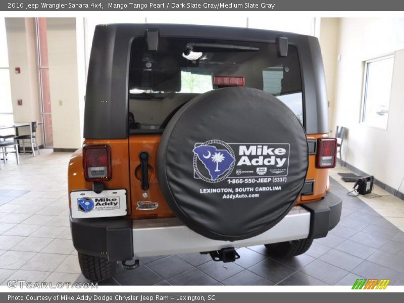Mango Tango Pearl / Dark Slate Gray/Medium Slate Gray 2010 Jeep Wrangler Sahara 4x4