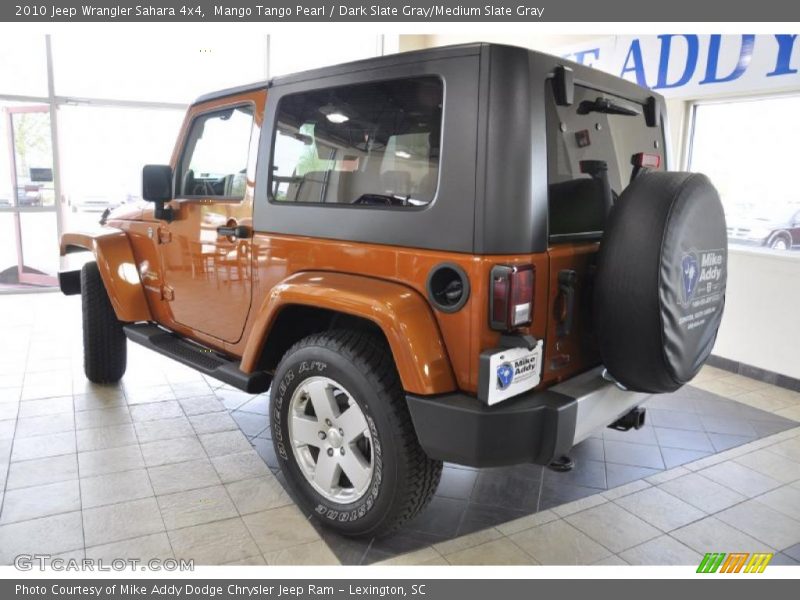 Mango Tango Pearl / Dark Slate Gray/Medium Slate Gray 2010 Jeep Wrangler Sahara 4x4