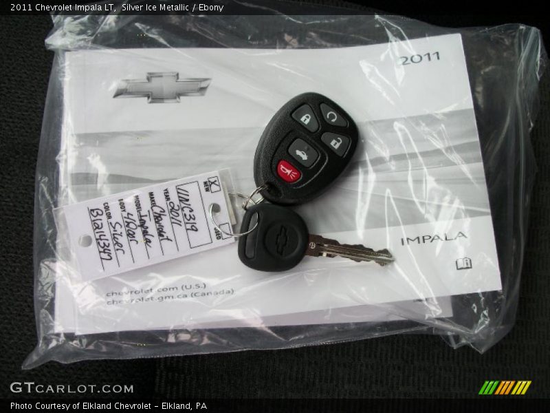 Silver Ice Metallic / Ebony 2011 Chevrolet Impala LT
