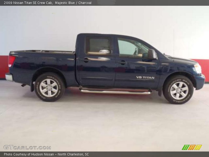 Majestic Blue / Charcoal 2009 Nissan Titan SE Crew Cab