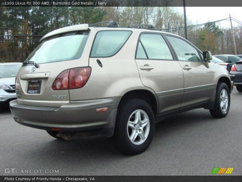 Burnished Gold Metallic / Ivory 1999 Lexus RX 300 AWD