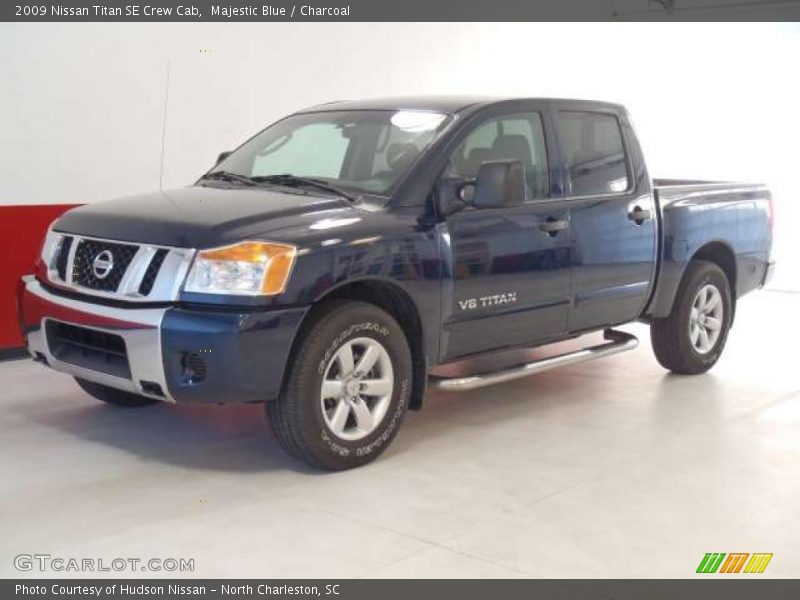 Majestic Blue / Charcoal 2009 Nissan Titan SE Crew Cab