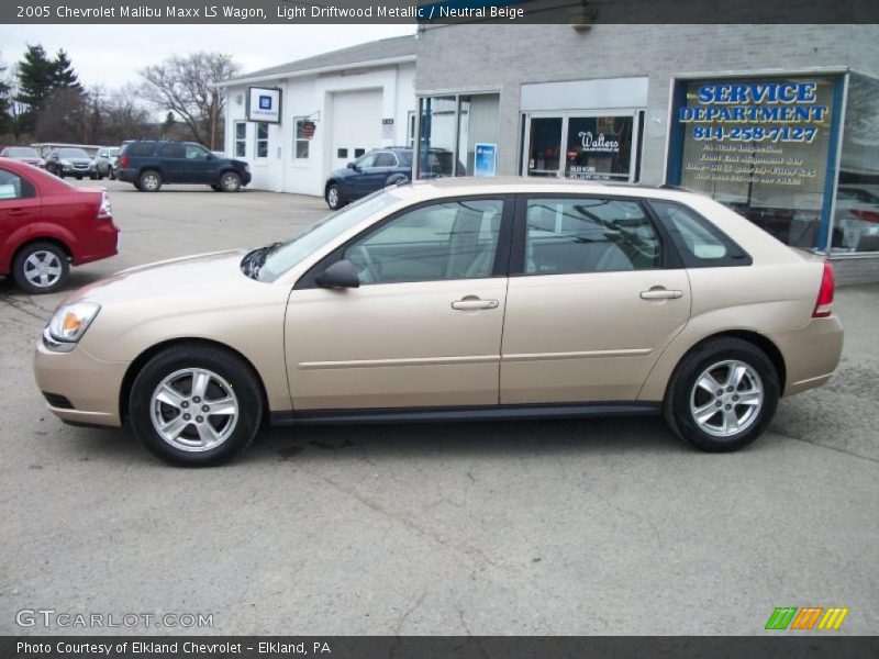 Light Driftwood Metallic / Neutral Beige 2005 Chevrolet Malibu Maxx LS Wagon