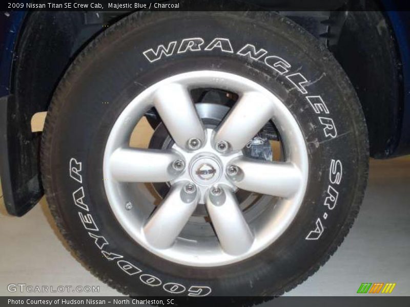 Majestic Blue / Charcoal 2009 Nissan Titan SE Crew Cab
