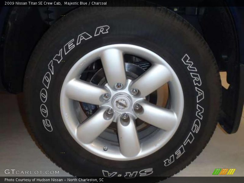 Majestic Blue / Charcoal 2009 Nissan Titan SE Crew Cab