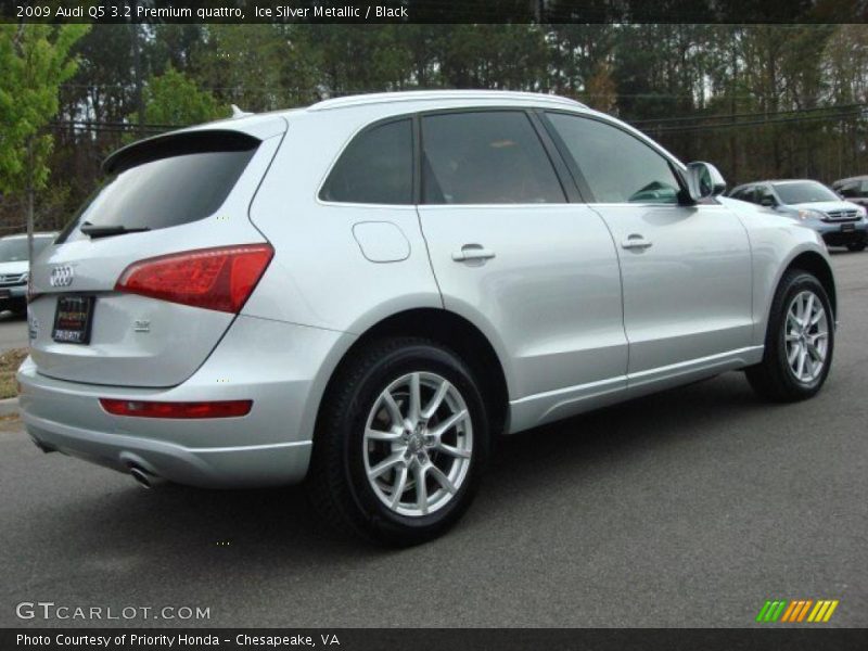 Ice Silver Metallic / Black 2009 Audi Q5 3.2 Premium quattro