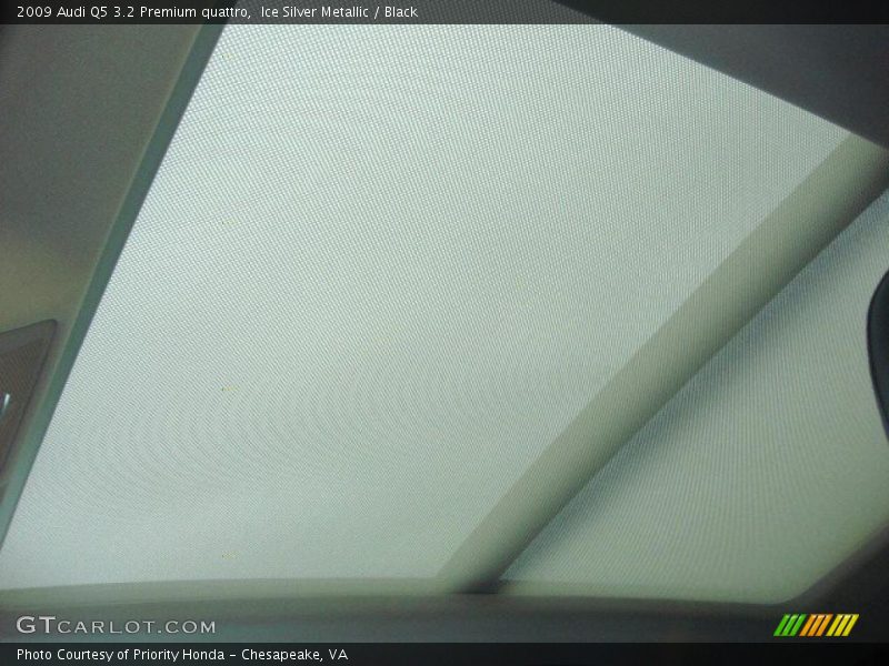 Ice Silver Metallic / Black 2009 Audi Q5 3.2 Premium quattro