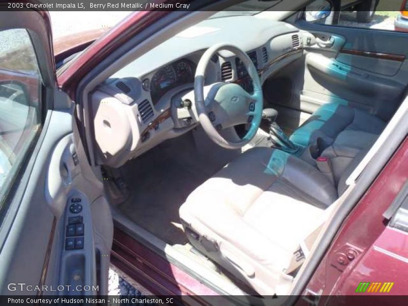 Berry Red Metallic / Medium Gray 2003 Chevrolet Impala LS