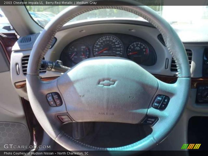 Berry Red Metallic / Medium Gray 2003 Chevrolet Impala LS