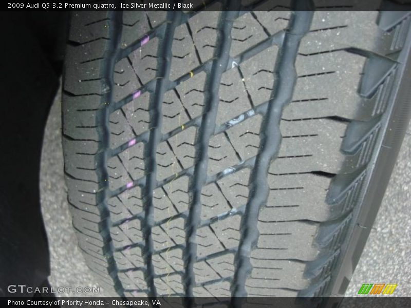 Ice Silver Metallic / Black 2009 Audi Q5 3.2 Premium quattro