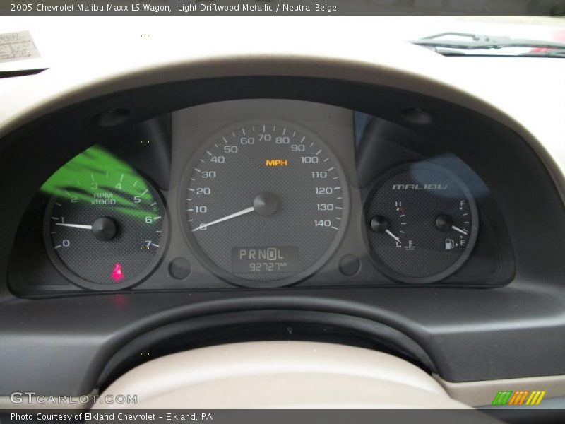 Light Driftwood Metallic / Neutral Beige 2005 Chevrolet Malibu Maxx LS Wagon