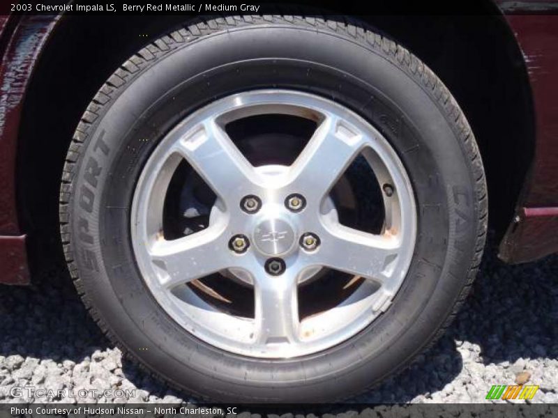 Berry Red Metallic / Medium Gray 2003 Chevrolet Impala LS