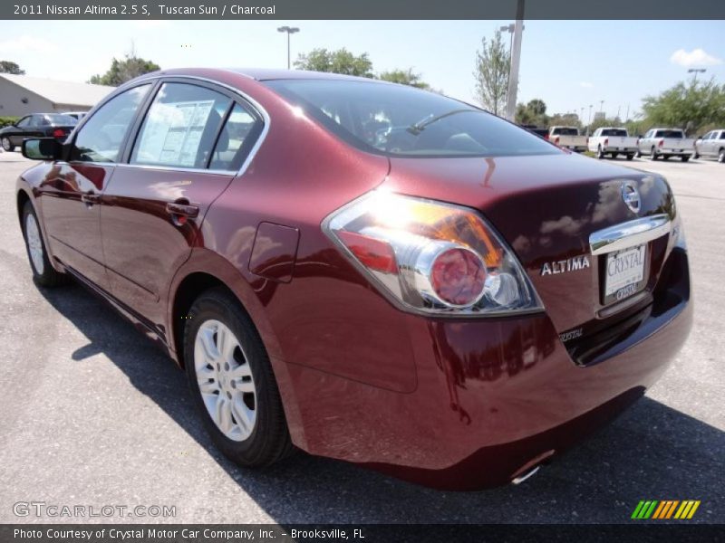 Tuscan Sun / Charcoal 2011 Nissan Altima 2.5 S