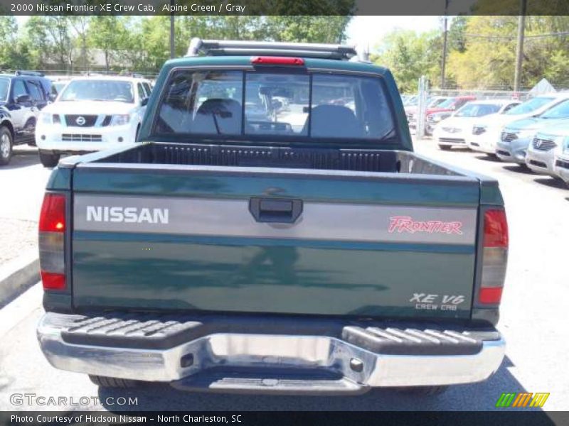 Alpine Green / Gray 2000 Nissan Frontier XE Crew Cab