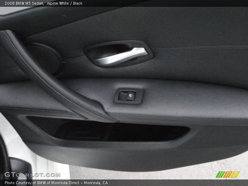 Alpine White / Black 2008 BMW M5 Sedan