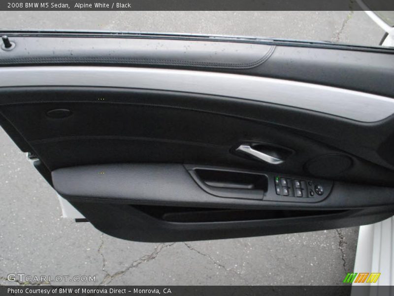 Alpine White / Black 2008 BMW M5 Sedan