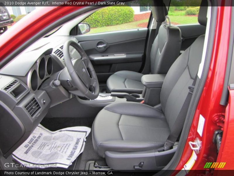 Inferno Red Crystal Pearl / Dark Slate Gray 2010 Dodge Avenger R/T