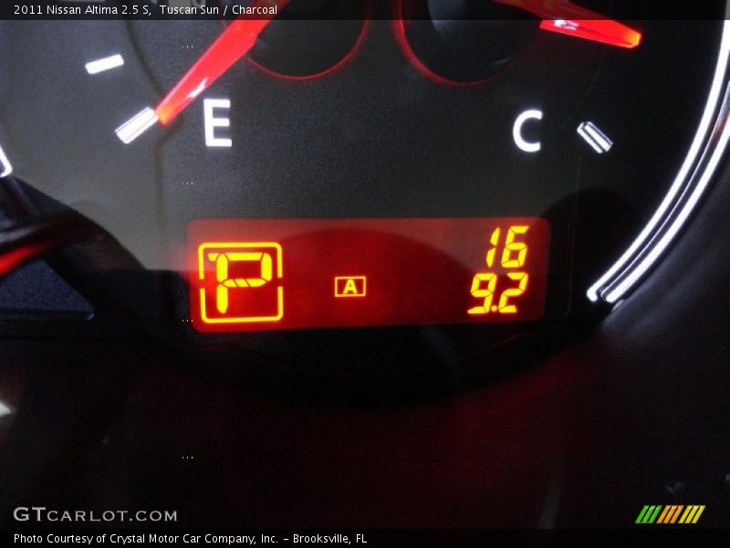 Tuscan Sun / Charcoal 2011 Nissan Altima 2.5 S