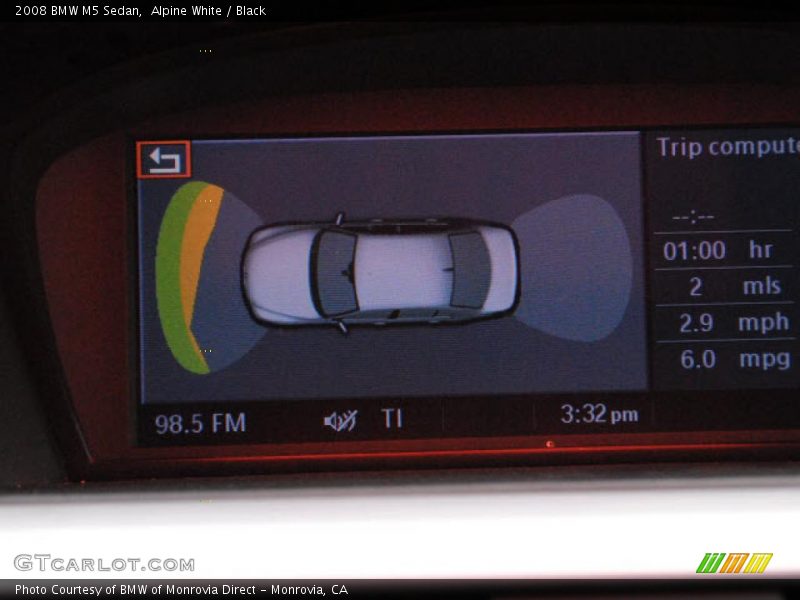 Alpine White / Black 2008 BMW M5 Sedan