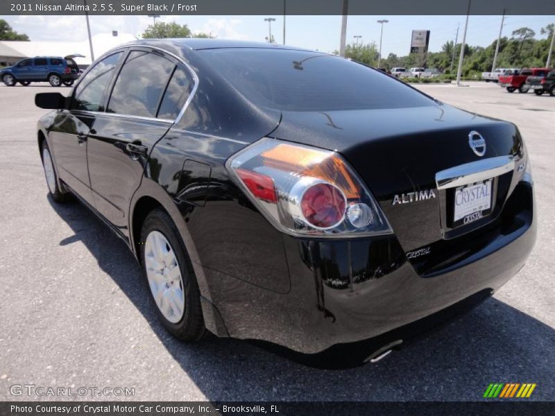Super Black / Frost 2011 Nissan Altima 2.5 S