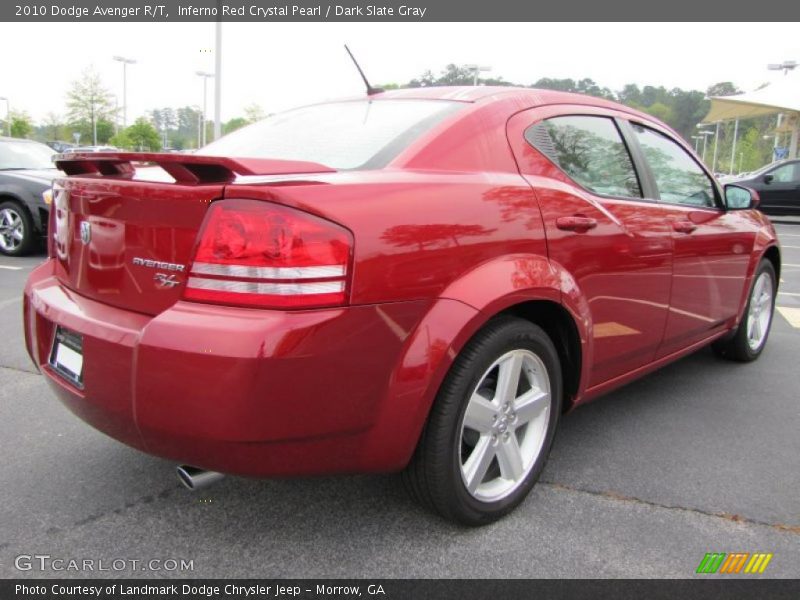 Inferno Red Crystal Pearl / Dark Slate Gray 2010 Dodge Avenger R/T
