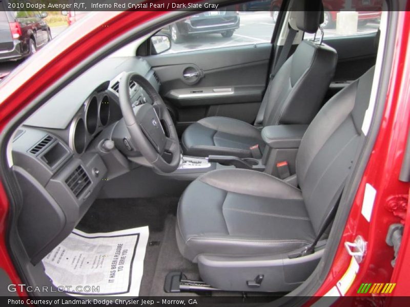  2010 Avenger R/T Dark Slate Gray Interior