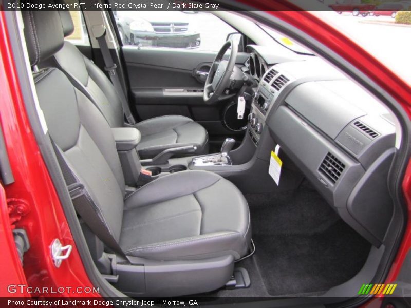 Inferno Red Crystal Pearl / Dark Slate Gray 2010 Dodge Avenger R/T