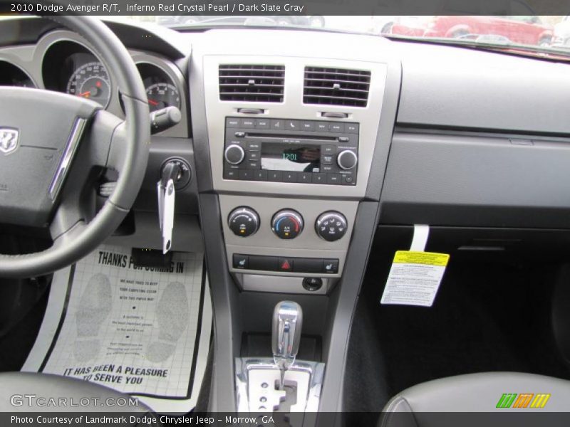 Inferno Red Crystal Pearl / Dark Slate Gray 2010 Dodge Avenger R/T