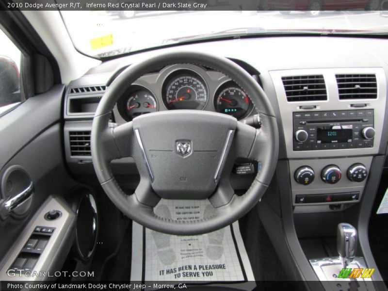 Inferno Red Crystal Pearl / Dark Slate Gray 2010 Dodge Avenger R/T