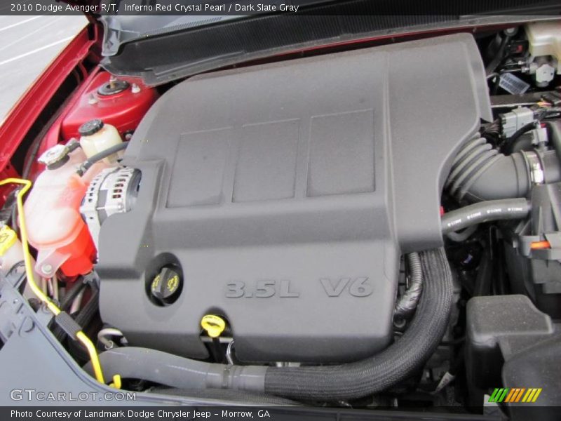 Inferno Red Crystal Pearl / Dark Slate Gray 2010 Dodge Avenger R/T