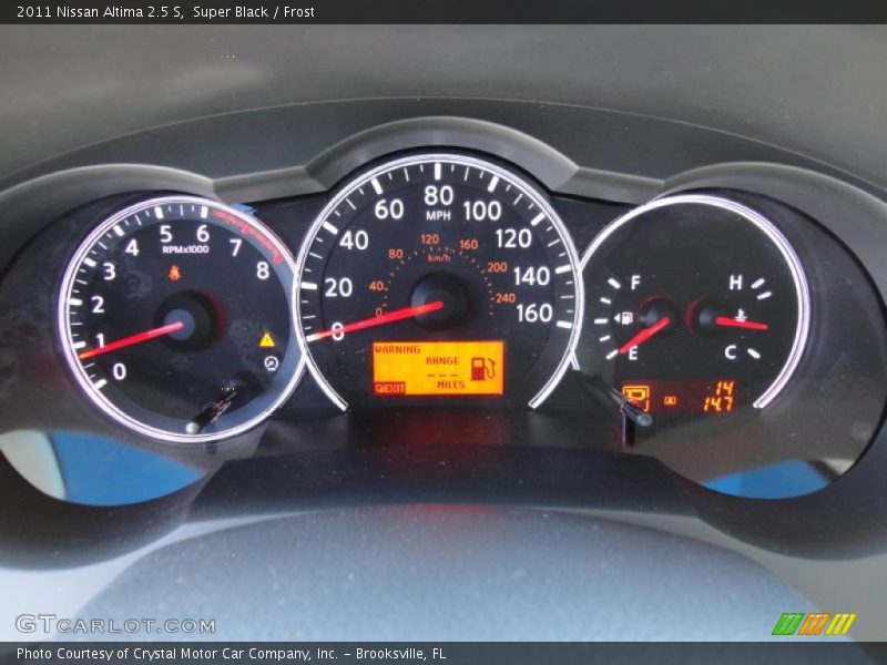 Super Black / Frost 2011 Nissan Altima 2.5 S